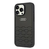 Apple iPhone 16 Pro Max Audi Synthetic Leather (AU-TPUPCIP16PM-GT/D2-BK) dėklas telefonui juodos spalvos