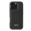 Apple iPhone 16 Pro Audi Synthetic Leather (AU-TPUPCMIP16P-GT/D3-BK) dėklas telefonui juodos spalvos