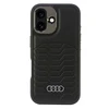 Apple iPhone 16 Audi Synthetic Leather (AU-TPUPCMIP16-GT/D3-BK) dėklas telefonui juodos spalvos
