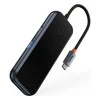 Baseus 4 az 1-ben HUB adapteris USB-C – 4xUSB 3.0 (sötétszürke)