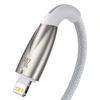 USB-C laidas, skirtas Lightning Baseus Glimmer Series, 20W, 1m (baltas)