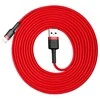 Baseus Cafule kabelis USB - Lightning 2A 3m - Raudonas