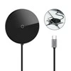 Charger induction for smartphone Baseus WXJMY-A0G (USB 2.0, USB 3.0, USB typ C, juodos spalvos)