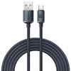 Baseus Crystal USB-USB-C laidas, 100W, 2m - juodas