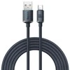 Baseus Crystal USB-USB-C laidas, 100W, 2m - juodas