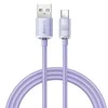 Baseus Crystal Shine USB – USB-C laidas 5A 1.2m – Violetinis