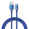 Baseus Crystal Shine kabelis USB - USB-C 5A 100W 1.2m mėlynas