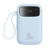 Powerbank Baseus QPow 2 10000mAh 30W 2xUSB-C (mėlyna)