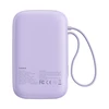 Baseus QPow 2 10000mAh 30W 2xUSB-C maitinimo blokas (violetinė)