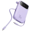 Baseus QPow 2 10000mAh 30W 2xUSB-C maitinimo blokas (violetinė)