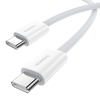 Baseus Superior Series ll USB-C - USB-C 30W 480Mb/s 2m kabelis - baltos saplvos