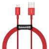 Baseus Superior serijos USB į iPhone laidas, 2.4A, 1m - raudonas