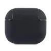 Apple AirPods 3 BMW Cover Geniune Leather Sidabrinis Logo (BMA3SSLNA) ausinių dėklas mėlynos spalvos