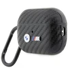 BMW Carbon Double Metal Logo - dėklas skirtas Apple AirPods Pro 2 (Juodas)