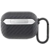 BMW Carbon Double Metal Logo - dėklas skirtas Apple AirPods Pro 2 (Juodas)