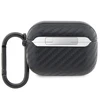 Apple AirPods Pro BMW Carbon Double Metal Logo (BMAPWMPUCA2) ausinių dėklas juodos spalvos