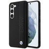 BMW Leather Textured & Stripe - dėklas skirtas Samsung Galaxy S23 Juodas