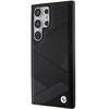 Samsung Galaxy S24 Ultra BMW dėklas Signature odinis Crossing Lines Pattern (BMHCS24L23RCGPK) juodos spalvos