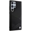 Samsung Galaxy S24 Ultra BMW dėklas Signature odinis Crossing Lines Pattern (BMHCS24L23RCGPK) juodos spalvos
