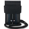 Krepšys BMW Wallet Krepšys Carbon Mėlyna Stripes (BMPSP15XMSCAKL) dėklas telefonui juodos spalvos