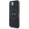 Dėklas BMW IML Metal Baltas Circle MagSafe iPhone 16e Case - Juodas