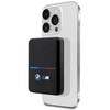 BMW Powerbank indukcinis BMPBMS3K22PGVK 5W 3000mAh + kabelis juodos spalvos M Collection MagSafe