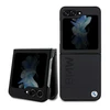 Samsung Galaxy Z Flip 5 BMW odinis dėklas Hot Stamp (BMHCZF5SLLBK) juodos spalvos