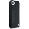 Dėklas BMW Leather Hot Stamp iPhone 16e Case - Juodas