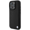 Apple iPhone 16 Pro BMW Leather Hot Stamp MagSafe (BMHMP16LSLLBK) dėklas telefonui juodos spalvos