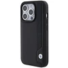 BMW BMHCP15X22RBDK Apple iPhone 15 Pro Max 6.1" dėklas telefonui juodos spalvos Leather Mėlyna Dots