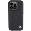 BMW Odinis dygsniuotas dėklas iPhone 15 Pro Max - juodas