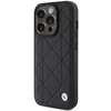 BMW Odinis dygsniuotas dėklas iPhone 15 Pro Max - juodas