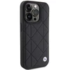 BMW Odinis dygsniuotas dėklas iPhone 15 Pro Max - juodas