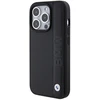 BMW BMHCP15X22RDPK Apple iPhone 15 Pro Max 6.7" dėklas telefonui juodos spalvos hardcase Leather Textured & Stripe