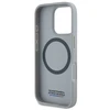 BMW BMHMP16L23 PUDTS Apple iPhone 16 Pro 6.3″ pilkas kietas dėklas M Carbon Tricolor Line MagSafe