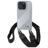 BMW BMHCP16X23PSCCG Apple iPhone 16 Pro Max 6.9" dėklas telefonui pilkos spalvos M Edition Carbon Stripe &amp; Strap