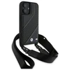 BMW BMHCP16M23PSCCK Apple iPhone 16 Plus 6.7" dėklas telefonui juodos spalvos/dėklas telefonui juodos spalvos M Edition Carbon Stripe &amp; Strap