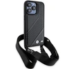 Dėklas BMW BMHCP15L23PSCCK Apple iPhone 15 Pro 6.1″ juodos spalvos hardcase M Edition Carbon Stripe & Strap