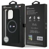 BMW BMHMP16X23SROK Apple iPhone 16 Pro Max 6.9" dėklas telefonui juodos spalvos M Silikoninis Printed Ring MagSafe