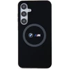 BMW BMHMS24M23SROK S24+ S926 juodos spalvos kietas dėklas M Silicone Printed Ring MagSafe