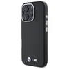 BMW BMHCP16L23PMWK Apple iPhone 16 Pro 6.3" dėklas telefonui juodos spalvos M Smooth Full Wrapped Metal