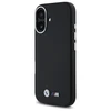 BMW BMHCP16S23PMWK Apple iPhone 16 6.1" dėklas telefonui juodos spalvos M Smooth Full Wrapped Metal