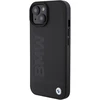 Apple iPhone 15 Plus BMW dėklas odinis Hot Stamp MagSafe (BMHMP15MSLLBK) juodos spalvos