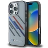 BMW Motosport IML Random Stripes Apple iPhone 16 Pro Max Case - dėklas telefonui pilkos spalvos