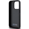 Dėklas BMW BMHCP15L23 PUPVK Apple iPhone 15 Pro 6.1″ juodos spalvos kietas dėklas Perforated Tricolor Line