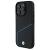 BMW BMHMP16X23RDCLK Apple iPhone 16 Pro Max 6.9" dėklas telefonui juodos spalvos Sign Leather Textured And Line MagSafe