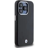 Dėklas BMW BMHMP14X23PUFWK Apple iPhone 14 Pro Max 6.7″ juodos spalvos Signature Wrapped Metal MagSafe