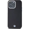 Dėklas BMW BMHMP15X23PUFWK Apple iPhone 15 Pro Max 6.7″ juodos spalvos Signature Wrapped Metal MagSafe