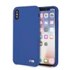 kietas dėklas BMW BMHCPXMSILNA Apple iPhone X/Xs navy Silicone M Collection