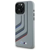 BMW BMHMP16X23SLIG Apple iPhone 16 Pro Max 6.9" dėklas telefonui pilkos spalvos Silikoninis Turning Lines MagSafe